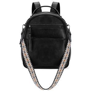 Mini Backpack Purse, Water Resistant Pu Leather Small Backpack :|